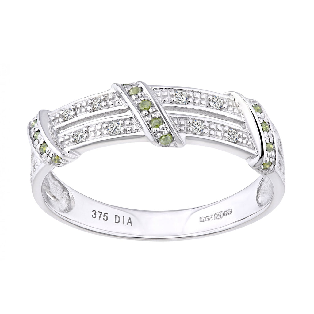 Green and White - detail view | Prime Jewellery