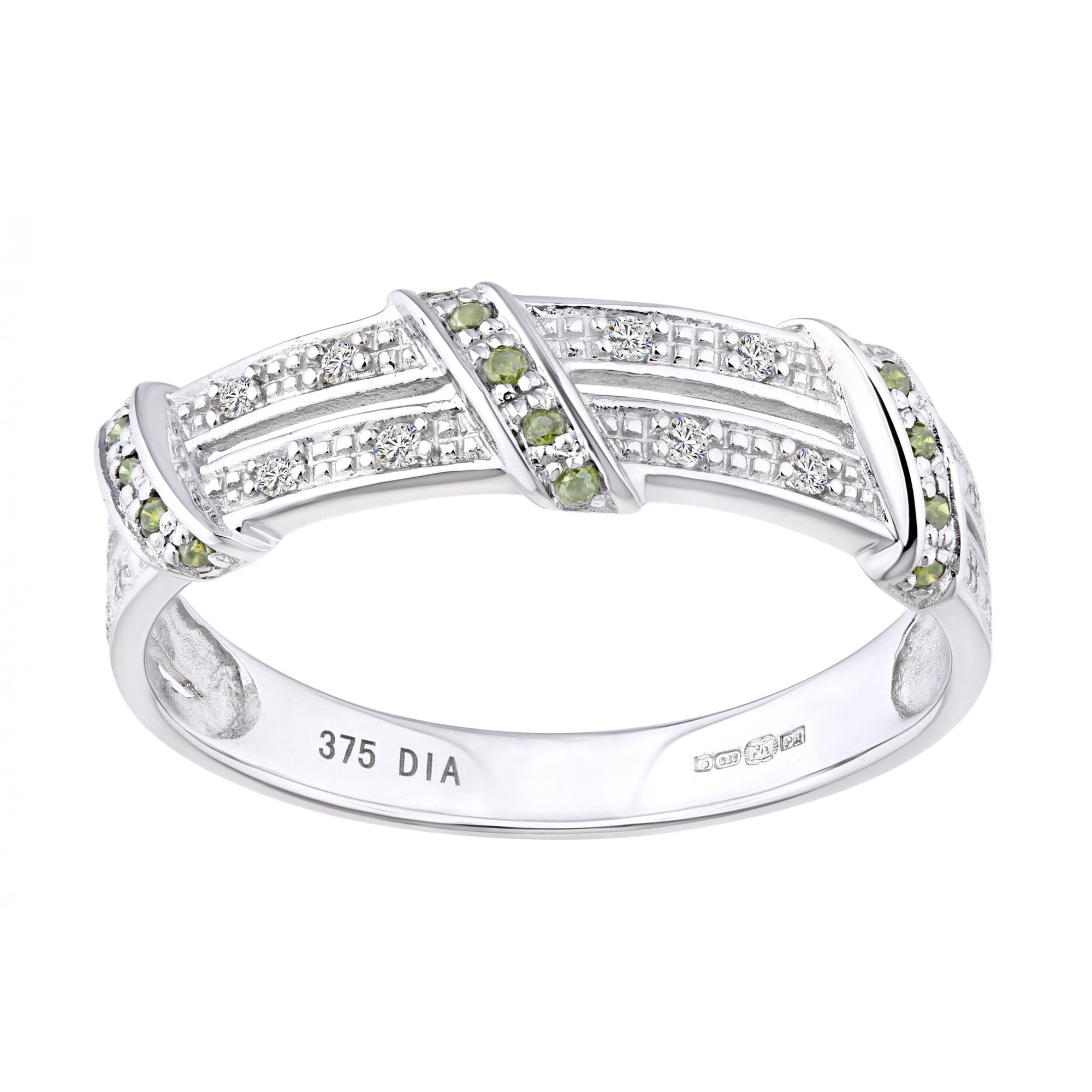 Green and White - detail view | Prime Jewellery