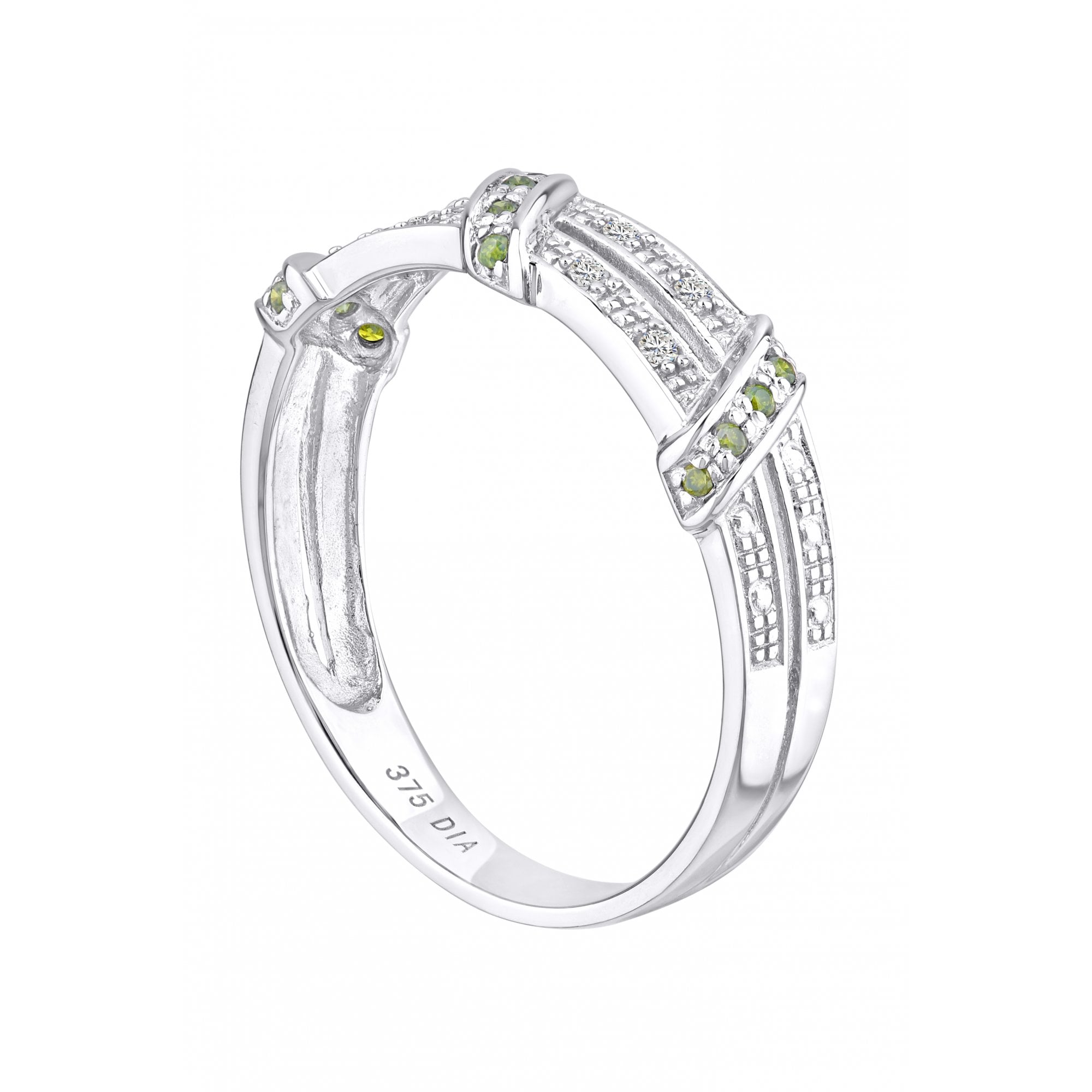 Green and White - detail view | Prime Jewellery