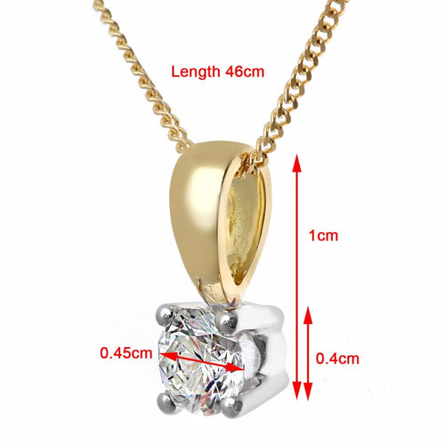 Diamond Pendant Necklace - detail view | Prime Jewellery