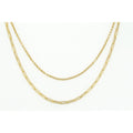 9ct Yellow Gold Belcher and Paper Layered Chain