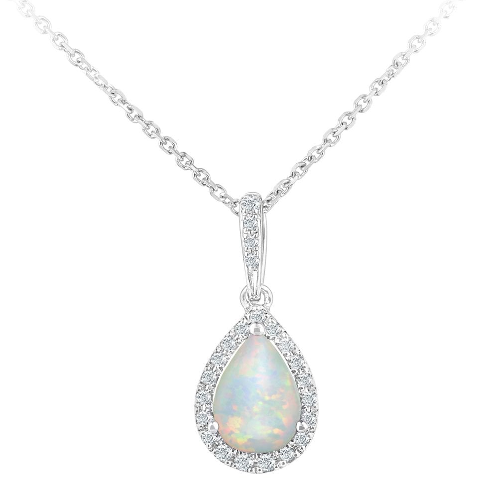 Opal Necklace - detail view | Prime Jewellery