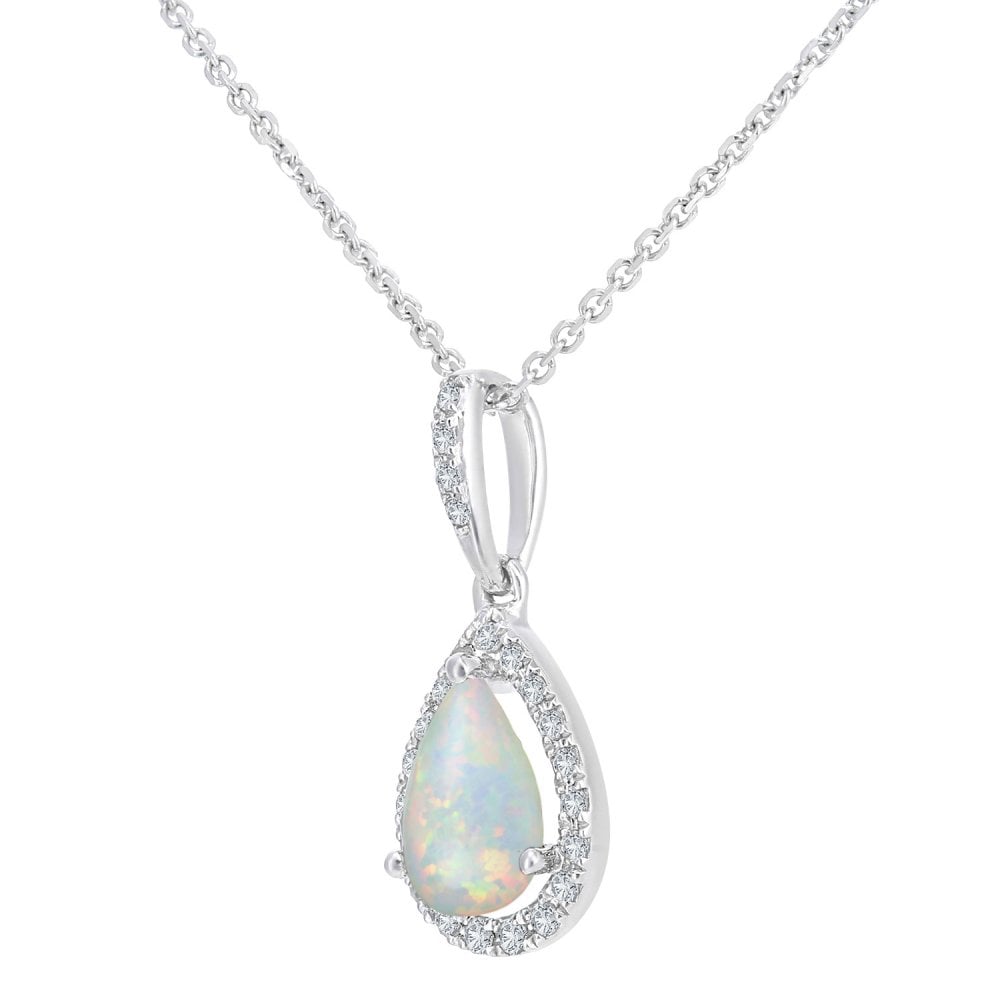 Opal Necklace - detail view | Prime Jewellery