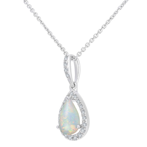 Opal Necklace - detail view | Prime Jewellery