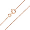 9ct Rose Gold Foxtail Pendant Chain