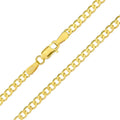 9ct Yellow Gold Solid Curb Chain