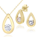 Blue Topaz Earrings 9ct Yellow Gold | Prime Jewellery