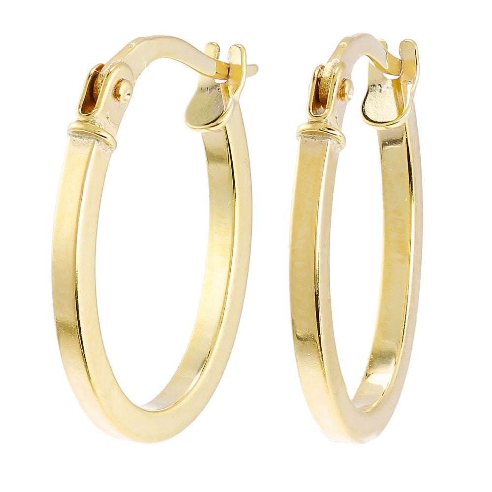 Small Hoop Earrings 9ct Yellow Gold | Prime Jewellery