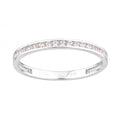 9ct White Gold Channel Set Eternity Ring