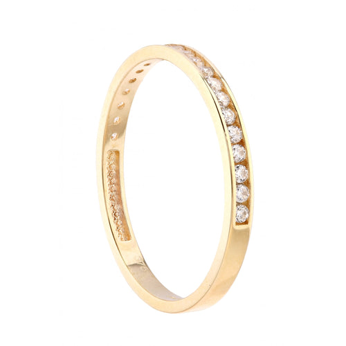 9ct Yellow Gold Channel Set Eternity Ring