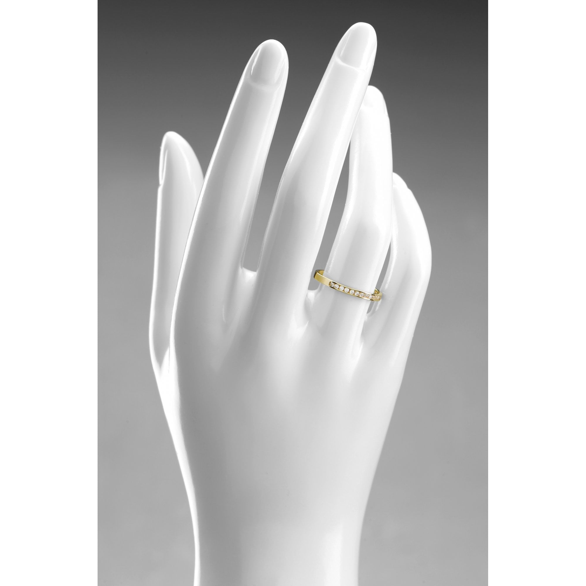 9ct Yellow Gold Channel Set Eternity Ring