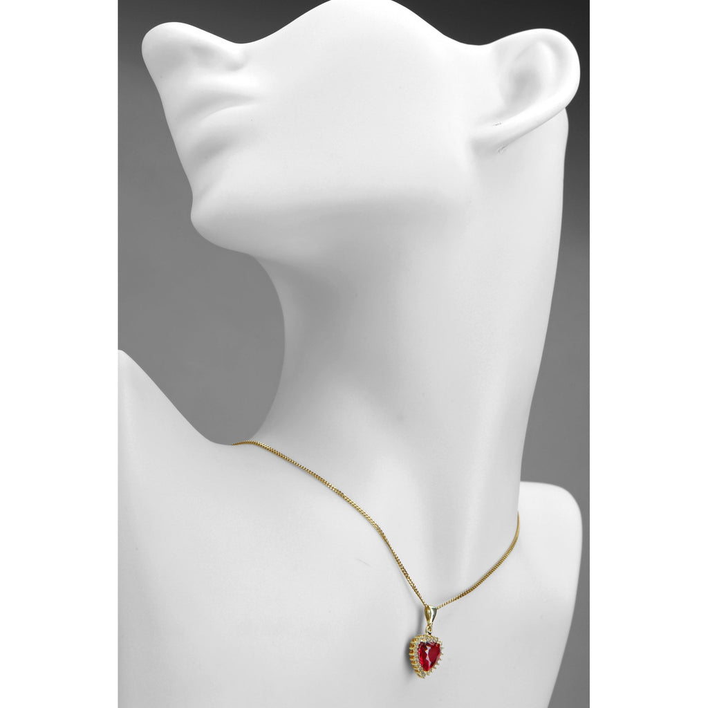 Ruby Necklace - detail view | Prime Jewellery
