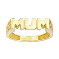 9ct Yellow Gold Mum Ring