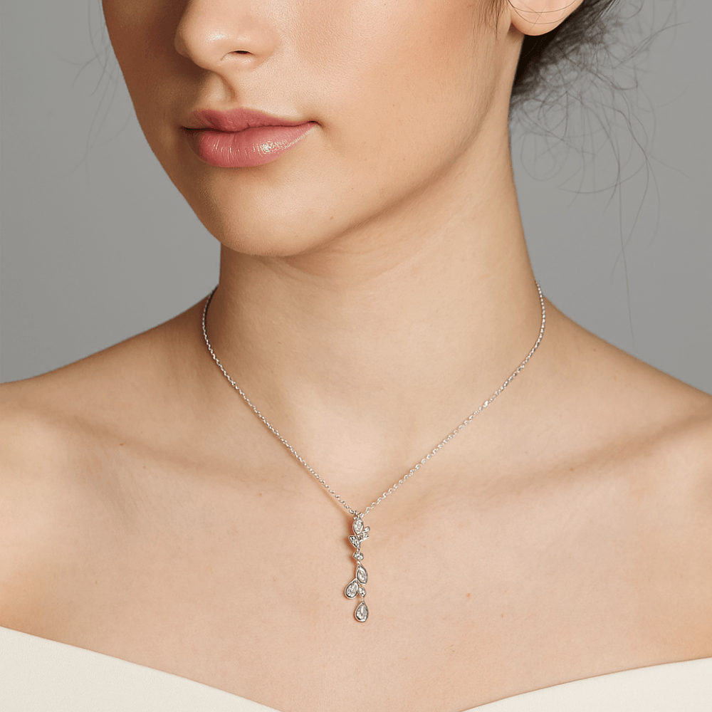 Diamond Necklace - detail view | Prime Jewellery