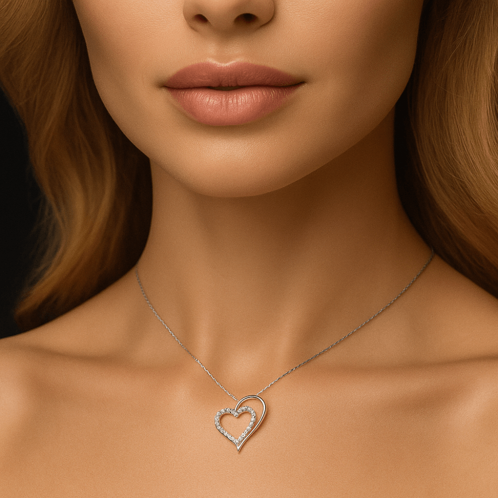 Diamond Necklace - detail view | Prime Jewellery