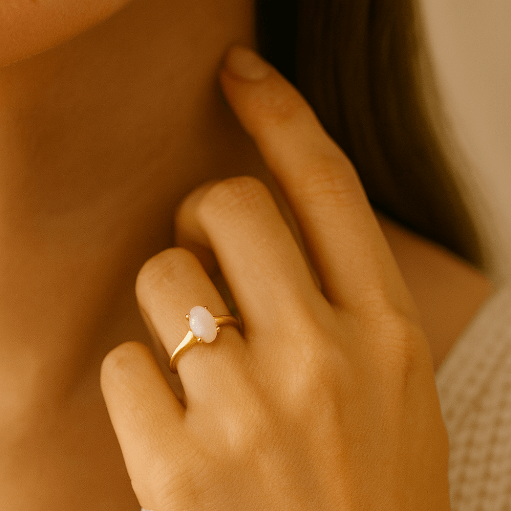 9ct Yellow Gold Opal Ring