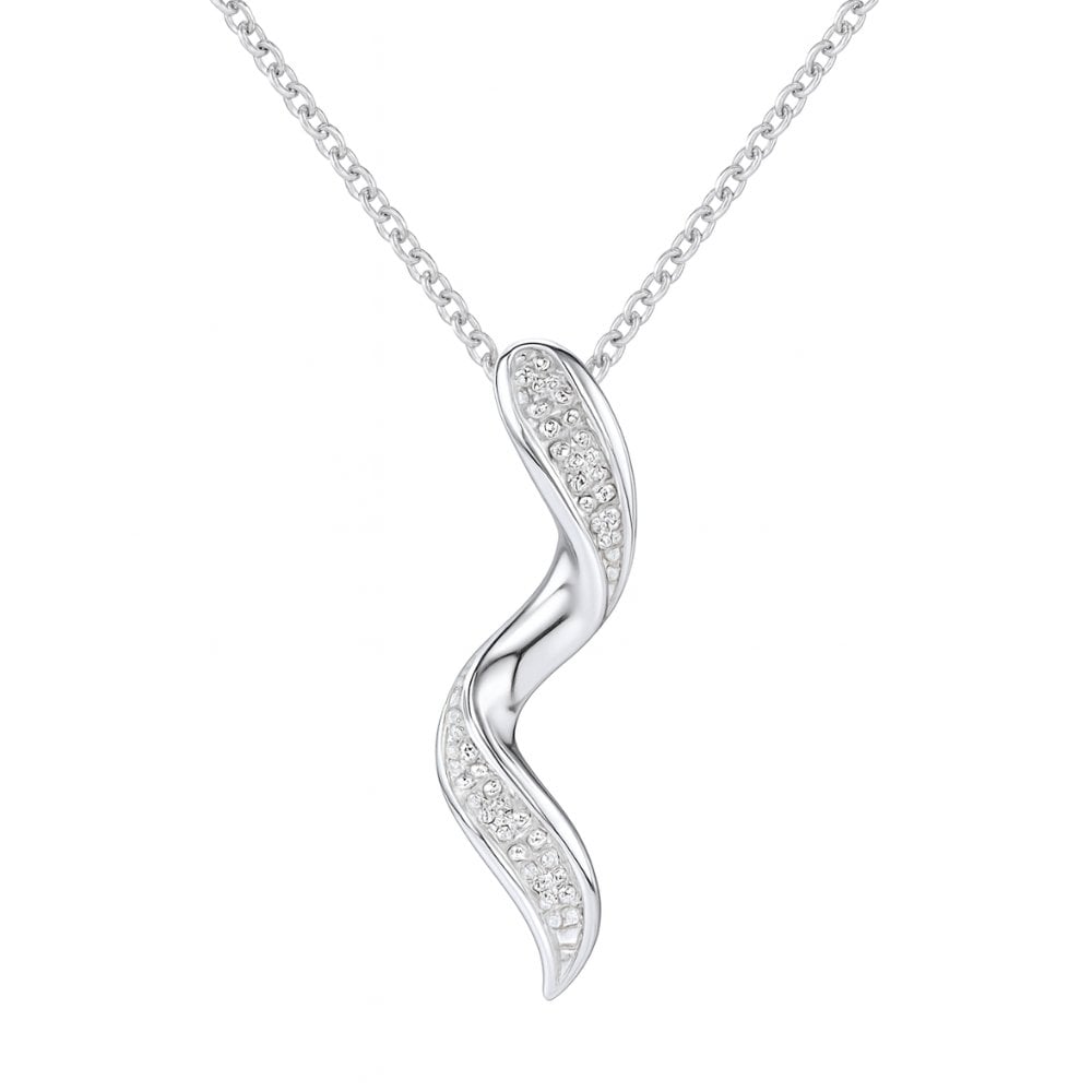 Diamond Necklace 9ct - detail view | Prime Jewellery