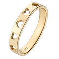 9ct Yellow Gold Heart Ring