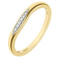 9ct Gold Natural Diamond Wedding Ring