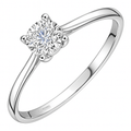 Diamond Solitaire Engagement Ring 18ct White Gold | Prime Jewellery