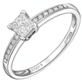 18ct White Gold 0.45ct Diamond Engagement Ring