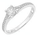 18ct White Gold 0.50ct Diamond Engagement Ring