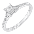 18ct White Gold 0.50ct Diamond Engagement Ring