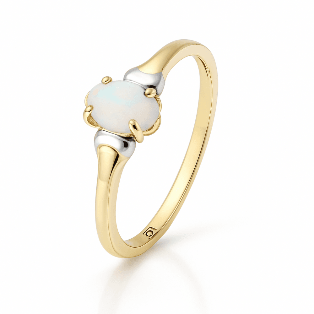 9ct Yellow Gold Opal Ring