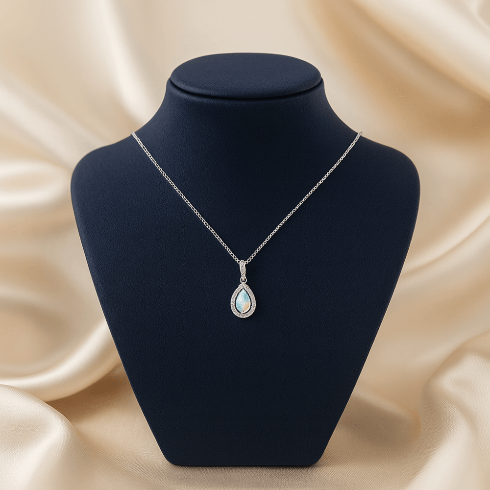 Opal Necklace - detail view | Prime Jewellery