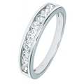 9ct White Gold Eternity Ring