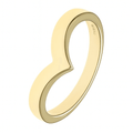 9ct Yellow Gold Wish Bone Ring