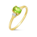 9ct Yellow Gold Peridot Ring