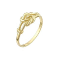 9ct Yellow Gold Knot Ring Weight 2gr