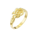 9ct Yellow Gold Knot Ring Weight 4gr
