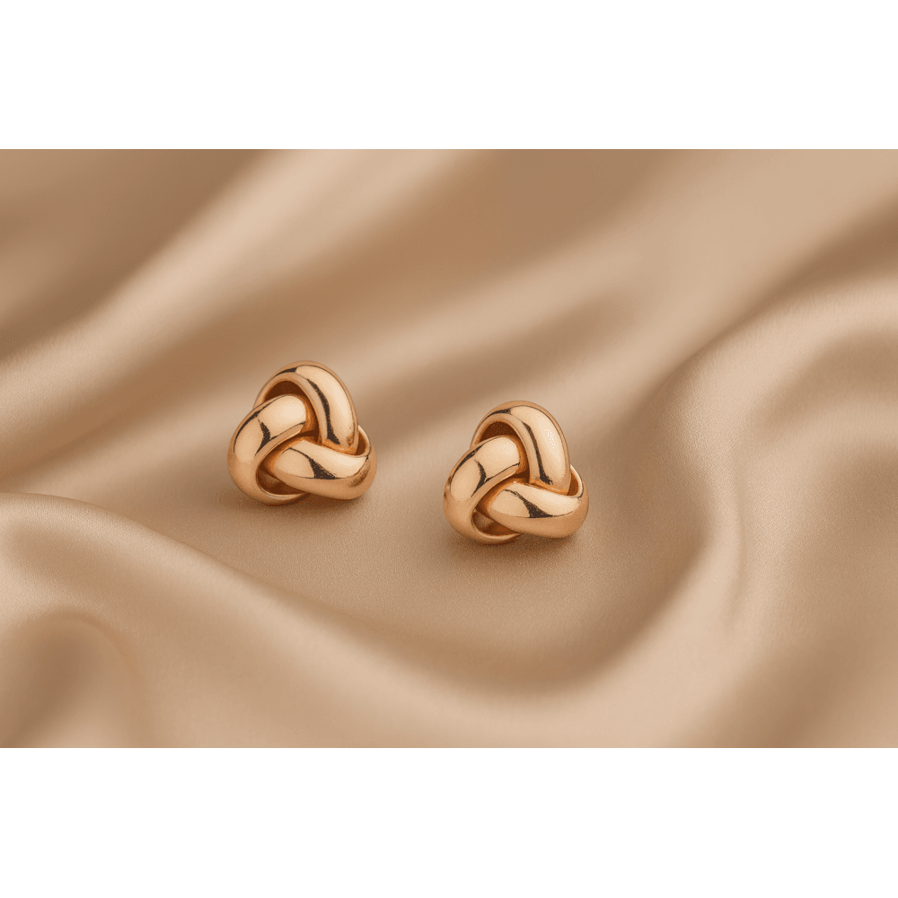 Love Knot Stud - detail view | Prime Jewellery