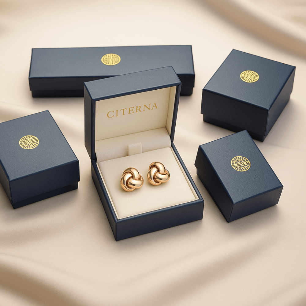 Love Knot Stud - detail view | Prime Jewellery