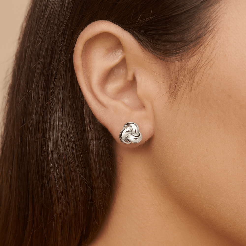 Love Knot Stud - detail view | Prime Jewellery