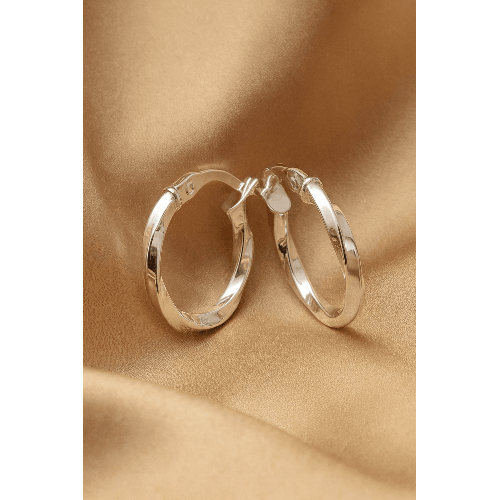 Twisted Mini Hoop - detail view | Prime Jewellery