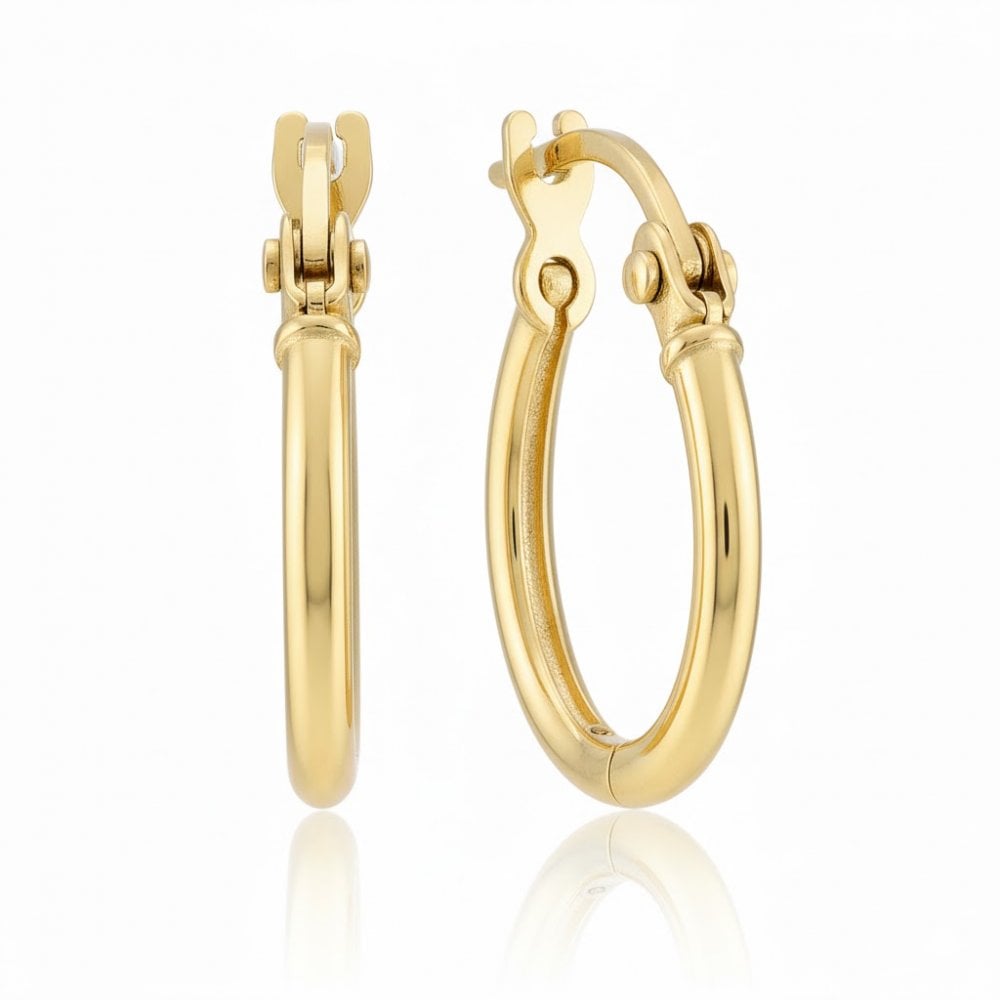 Hoop Earrings 9ct Gold | Prime Jewellery