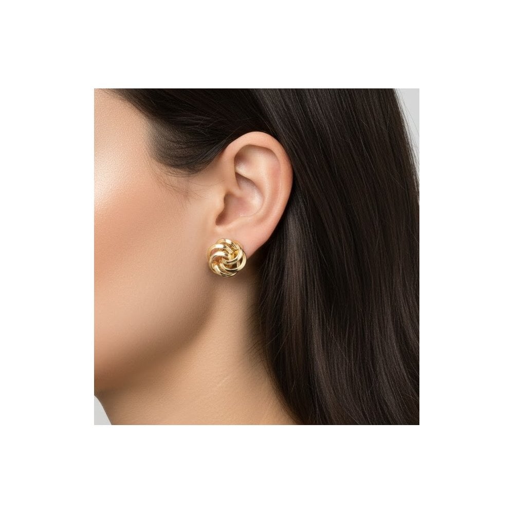 Love Knot Stud - detail view | Prime Jewellery
