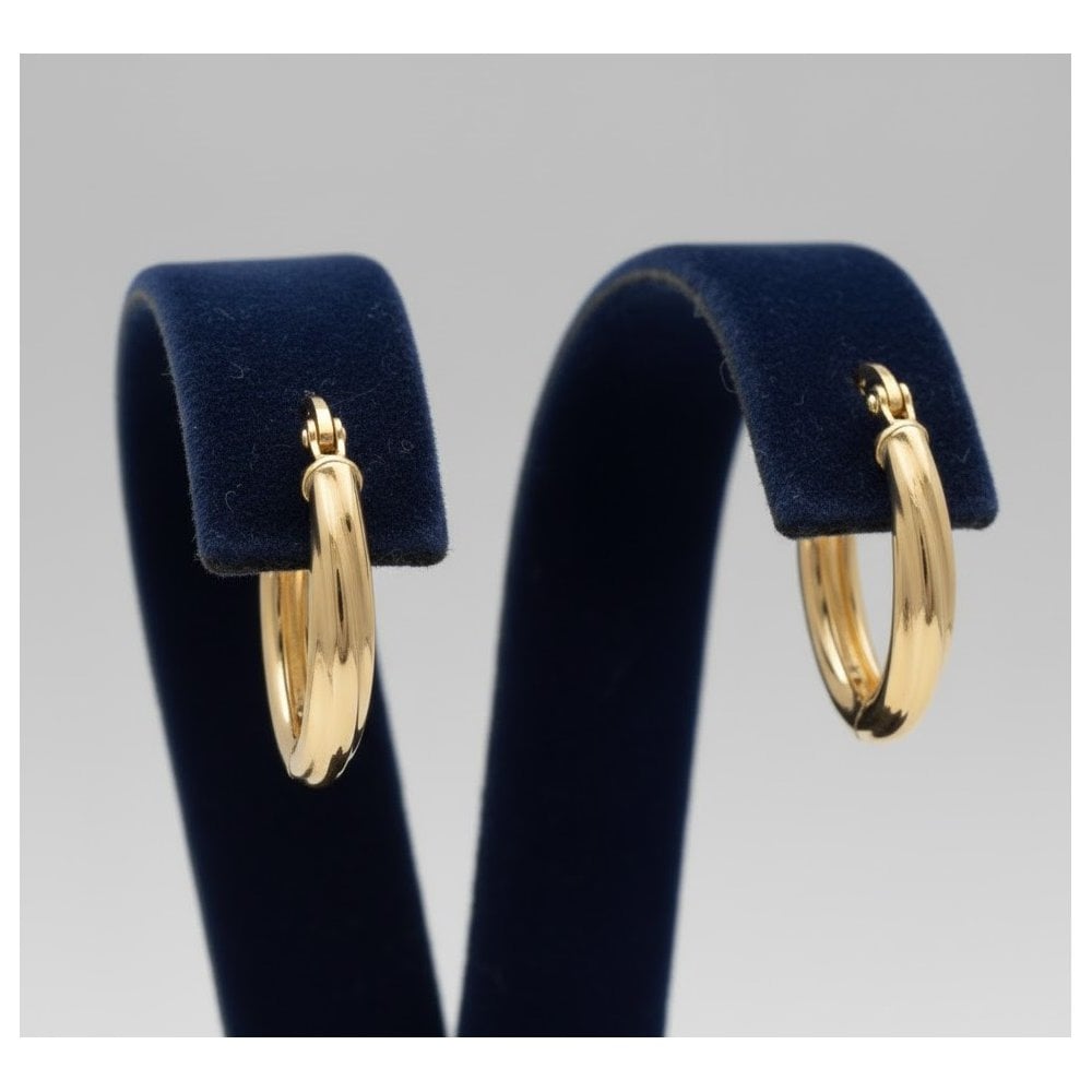 Rounded Small Hoop - detail view | Prime Jewellery
