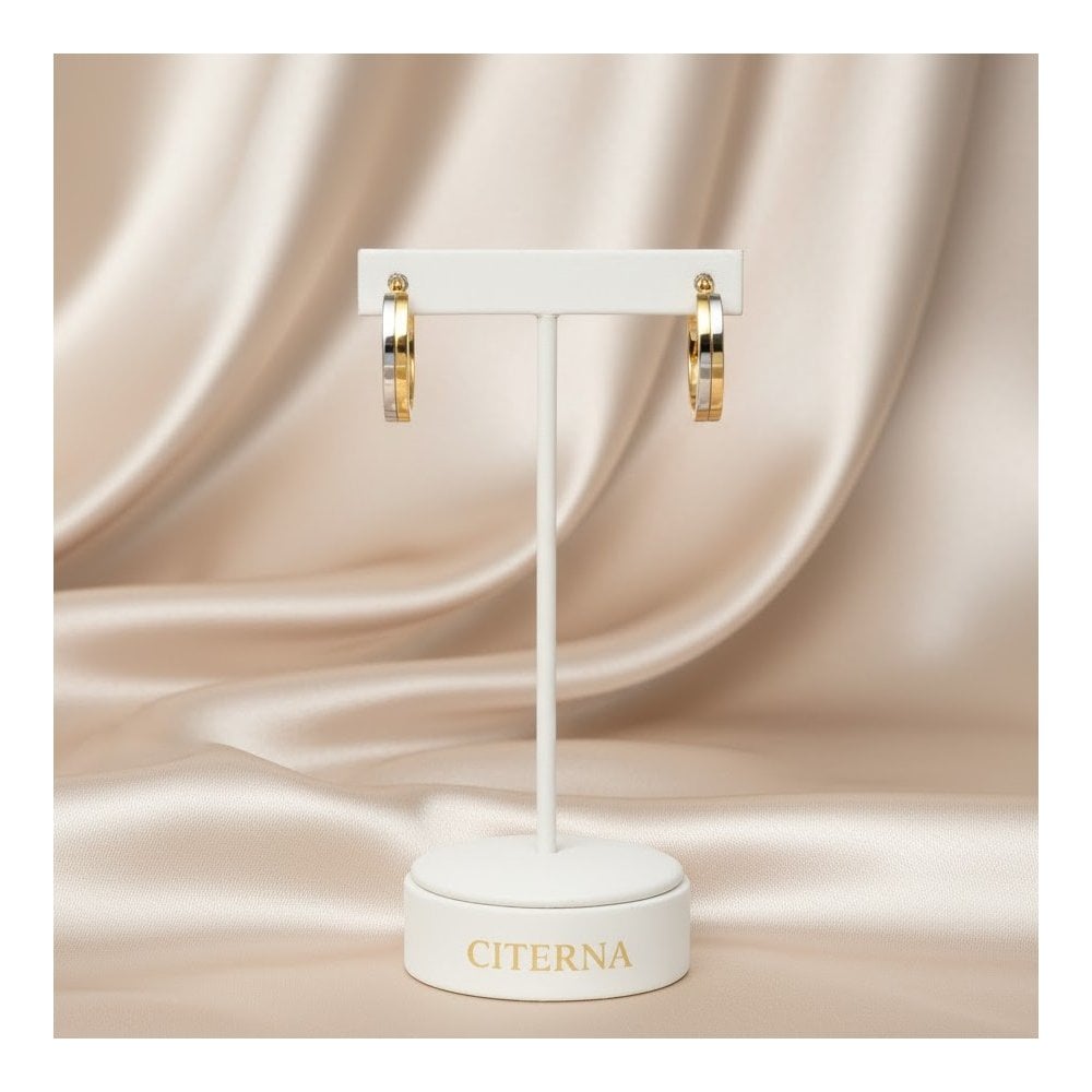 Hoop Earrings 9ct - detail view | Prime Jewellery