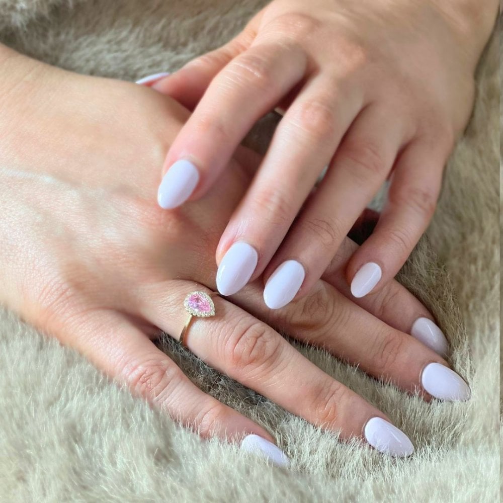 9ct Yellow Gold Pink Sapphire Cluster Ring Pear Shape Cz Stone