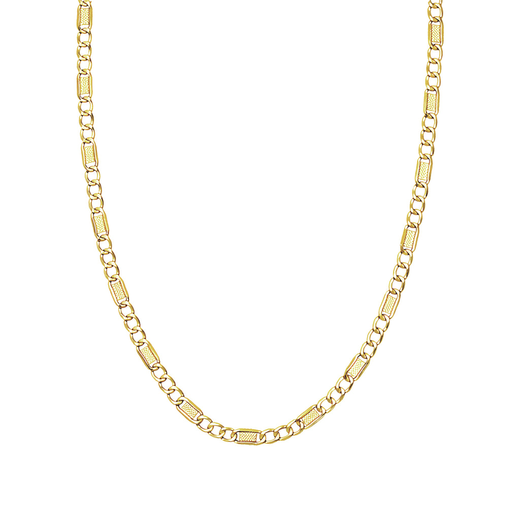 9ct Yellow Gold 16 Inch Valentino Chain
