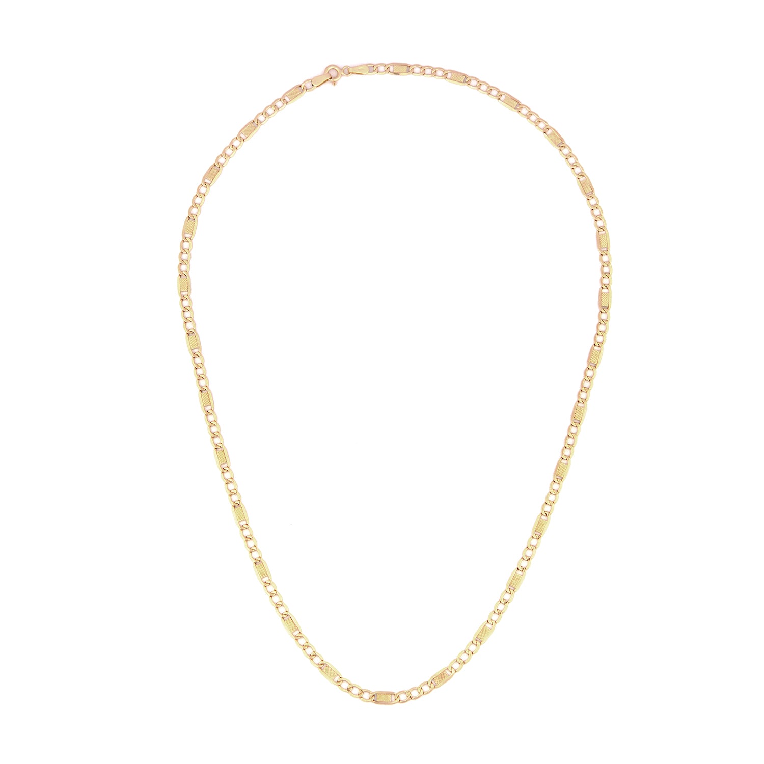 9ct Yellow Gold 16 Inch Valentino Chain