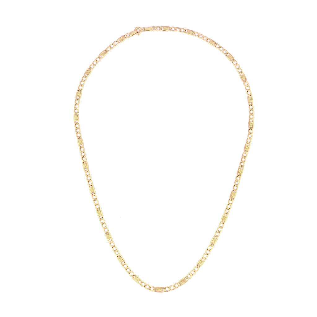 9ct Yellow Gold 18 Inch Valentino Chain
