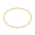 9ct Yellow Gold 7.5 Inch Valentino Bracelet