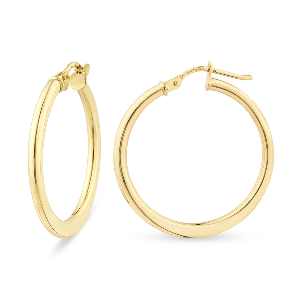 Hoop Earrings 9ct Yellow Gold | Prime Jewellery