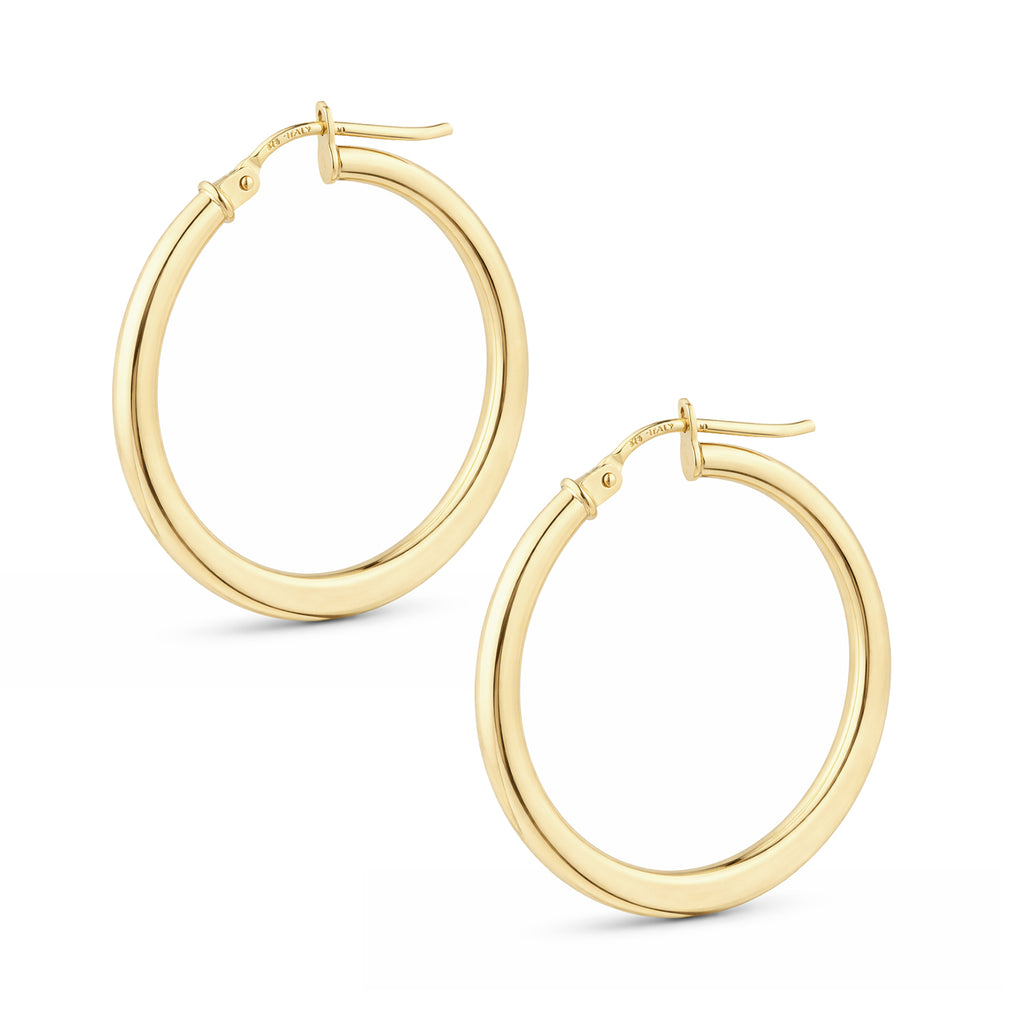 Hoop Earrings - detail view | Prime Jewellery