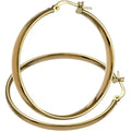 9ct Yellow Gold Medium Hoop Earrings